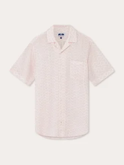 Men's Elephant Palace Pink Arawak Linen Shirt