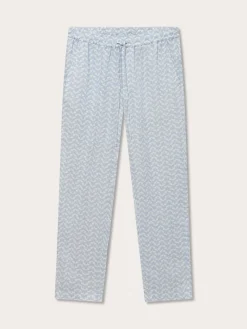 Men's Elephant Palace Sky Eleuthera Linen Trousers
