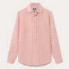 Men's Elephant Palace Strawberry Abaco Linen Shirt