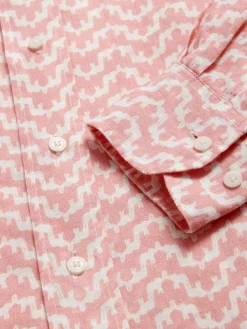 Men's Elephant Palace Strawberry Abaco Linen Shirt
