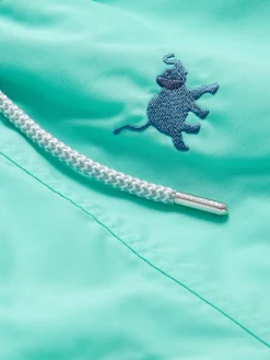 Men's Elephants Galore Embroidered Swim Shorts