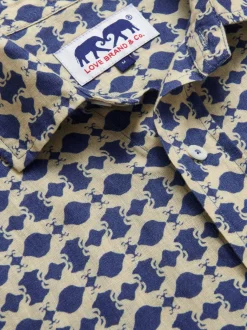 Men's Eye of the Tiger Abaco Linen Shirt