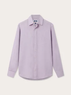 Men's Lilac Abaco Linen Shirt