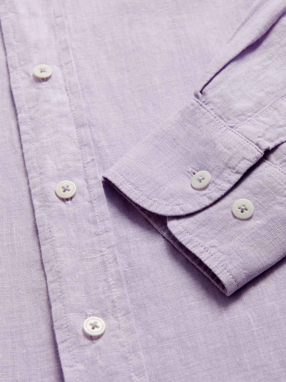Men's Lilac Abaco Linen Shirt