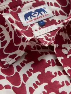 Men's Lurking Leopards Abaco Cotton Shirt