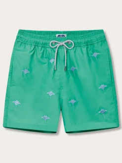 Men's Manta Migration Embroidered Staniel Swim Trunks