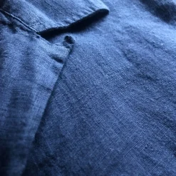Men's Navy Blue Arawak Linen Shirt