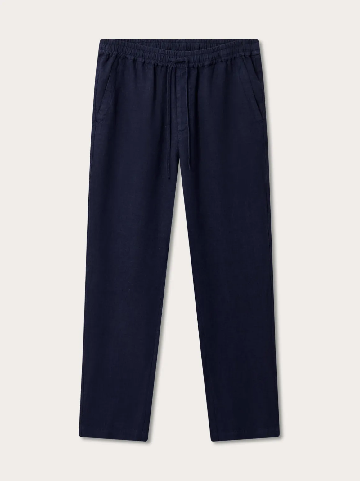Men's Navy Blue Eleuthera Linen Trousers