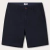 Men's Navy Blue Harvey Cotton Shorts