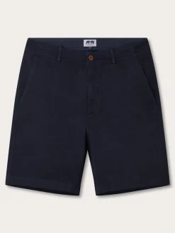 Men's Navy Blue Harvey Cotton Shorts