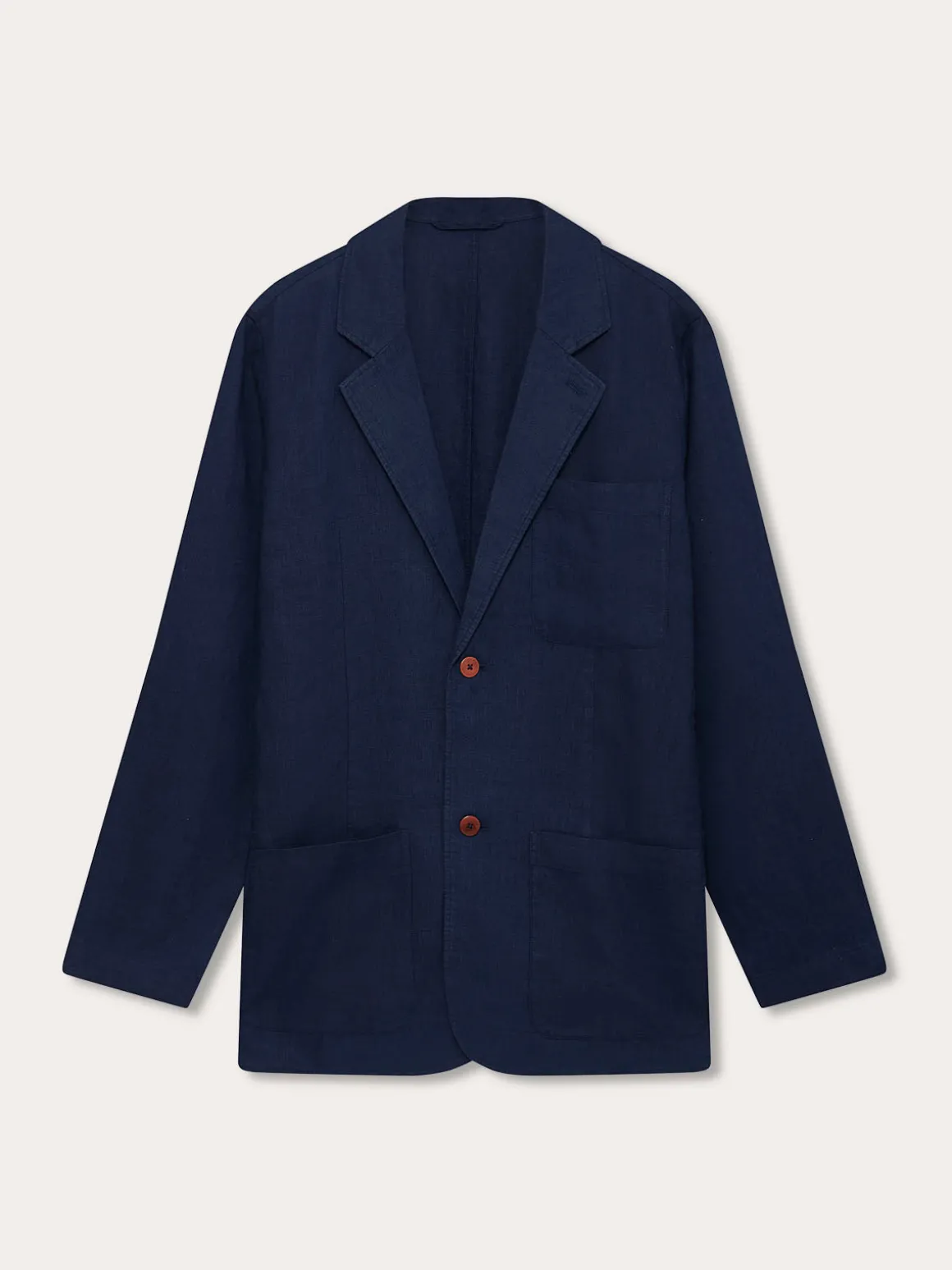 Men's Navy Blue Nassau Linen Jacket