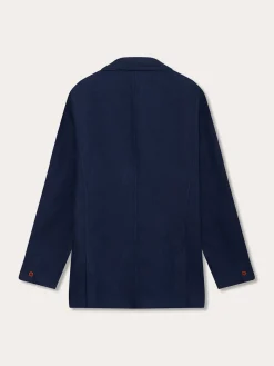 Men's Navy Blue Nassau Linen Jacket