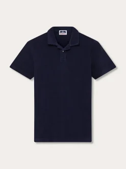 Men's Navy Blue Powell Terry Polo Shirt
