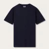 Men's Navy Blue Russell Terry T-Shirt