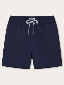 Men's Navy Blue Swim Trunks