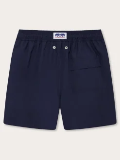 Men's Navy Blue Swim Trunks