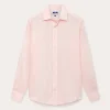 Men's Pastel Pink Abaco Linen Shirt