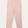 Men's Pastel Pink Eleuthera Linen Trousers