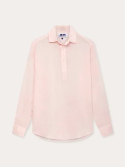 Men's Pastel Pink Hoffman Linen Shirt