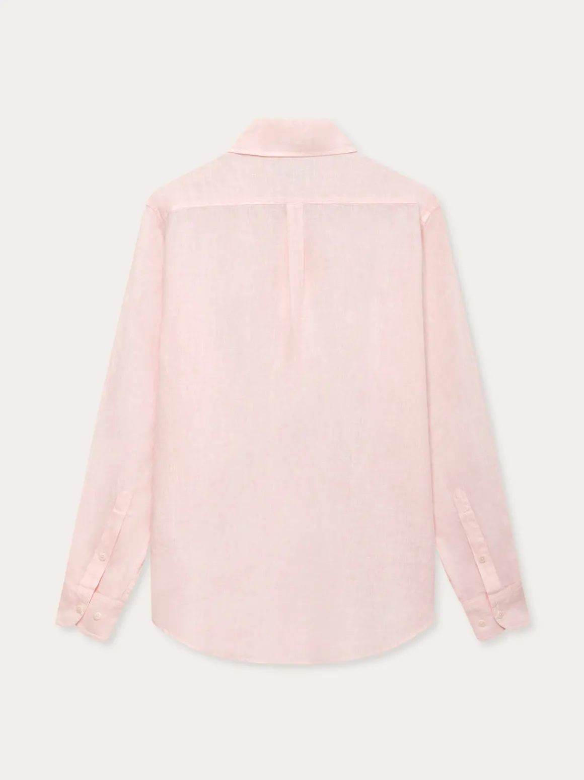 Men's Pastel Pink Hoffman Linen Shirt