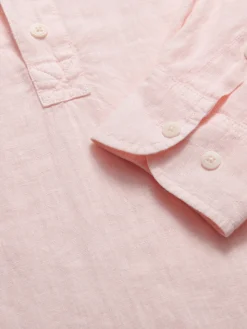 Men's Pastel Pink Hoffman Linen Shirt