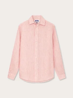 Men's Red Lines Abaco Linen Shirt