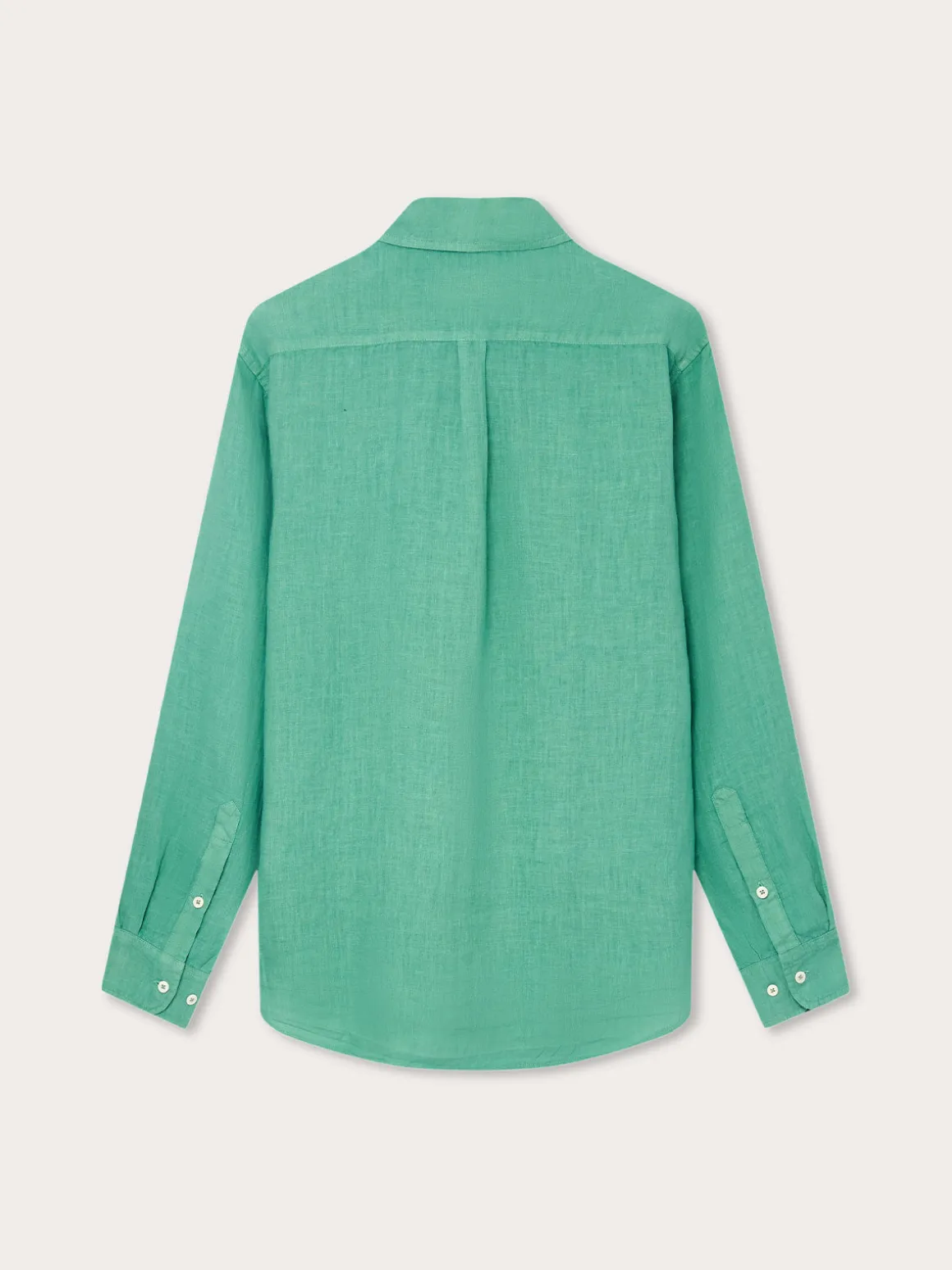 Men's Riviera Green Abaco Linen Shirt