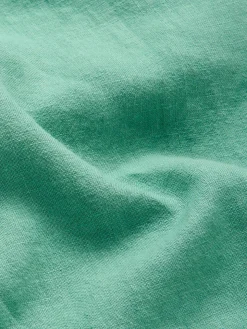 Men's Riviera Green Burrow Linen Shorts