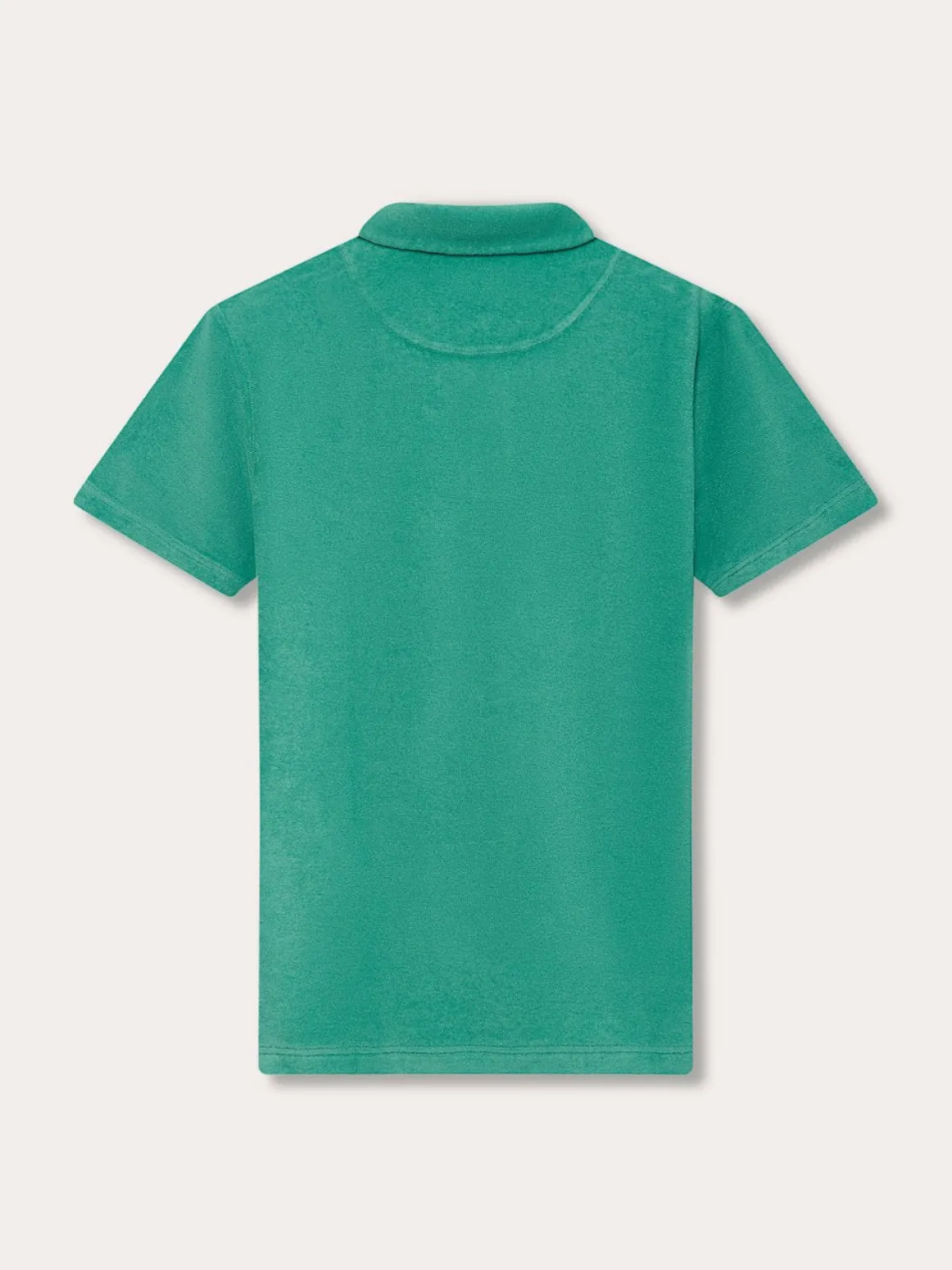 Men's Riviera Green Powell Terry Polo Shirt