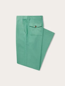 Men's Riviera Green Randall Linen Trousers