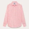 Men's Roseate Spoonbill Abaco Linen Shirt