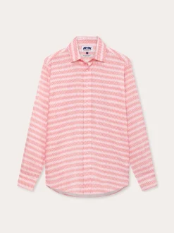 Men's Roseate Spoonbill Abaco Linen Shirt