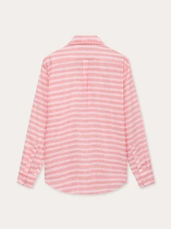 Men's Roseate Spoonbill Abaco Linen Shirt