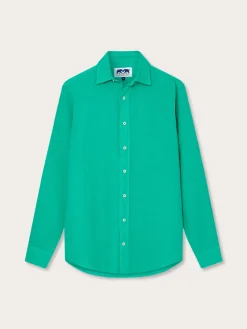 Men's Sicilian Green Abaco Linen Shirt