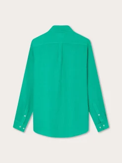 Men's Sicilian Green Abaco Linen Shirt