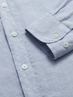 Men's Sky Blue Abaco Linen Shirt