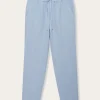 Men's Sky Blue Eleuthera Linen Trousers