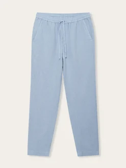 Men's Sky Blue Eleuthera Linen Trousers