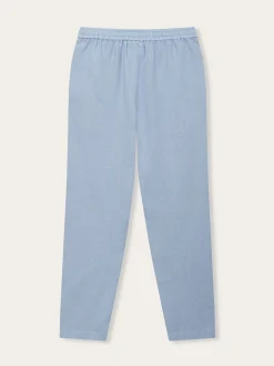 Men's Sky Blue Eleuthera Linen Trousers