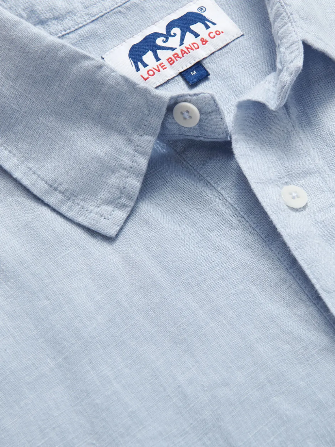 Men's Sky Blue Hoffman Linen Shirt