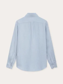 Men's Sky Blue Hoffman Linen Shirt