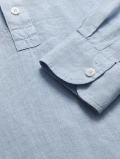 Men's Sky Blue Hoffman Linen Shirt