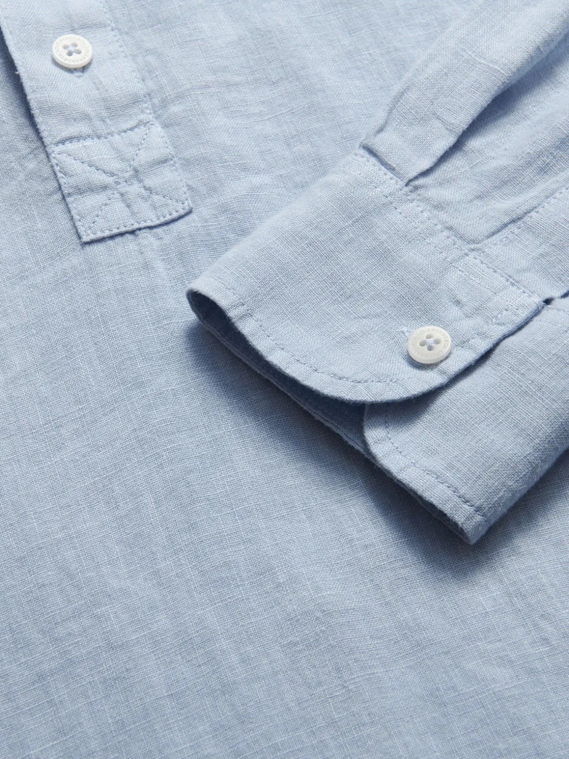 Men's Sky Blue Hoffman Linen Shirt