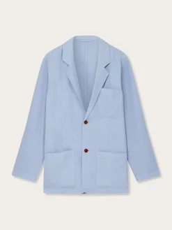 Men's Sky Blue Nassau Linen Jacket