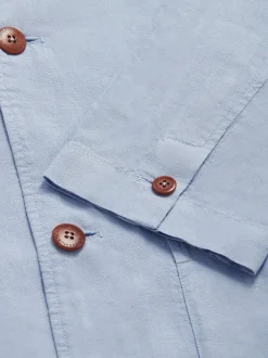 Men's Sky Blue Nassau Linen Jacket