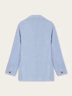 Men's Sky Blue Nassau Linen Jacket