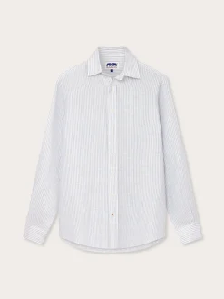 Men's Sky Lines Abaco Linen Shirt