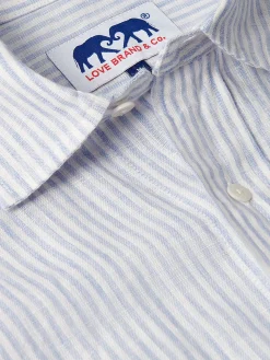 Men's Sky Lines Abaco Linen Shirt