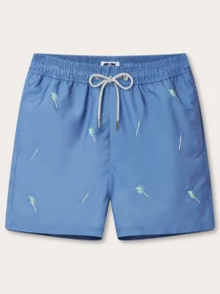 Men's Strike it Lucky Embroidered Staniel Swim Trunks