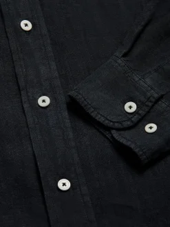 Men's Volcanic Black Abaco Linen Shirt